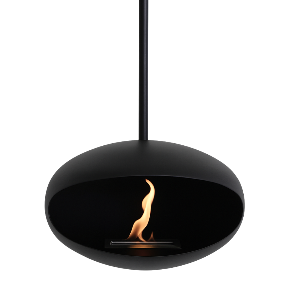 Loft Bio Ethanol Plafond Haard Zwart | Vanaf €775,00 - Holdbarefires, image size:1000x1000