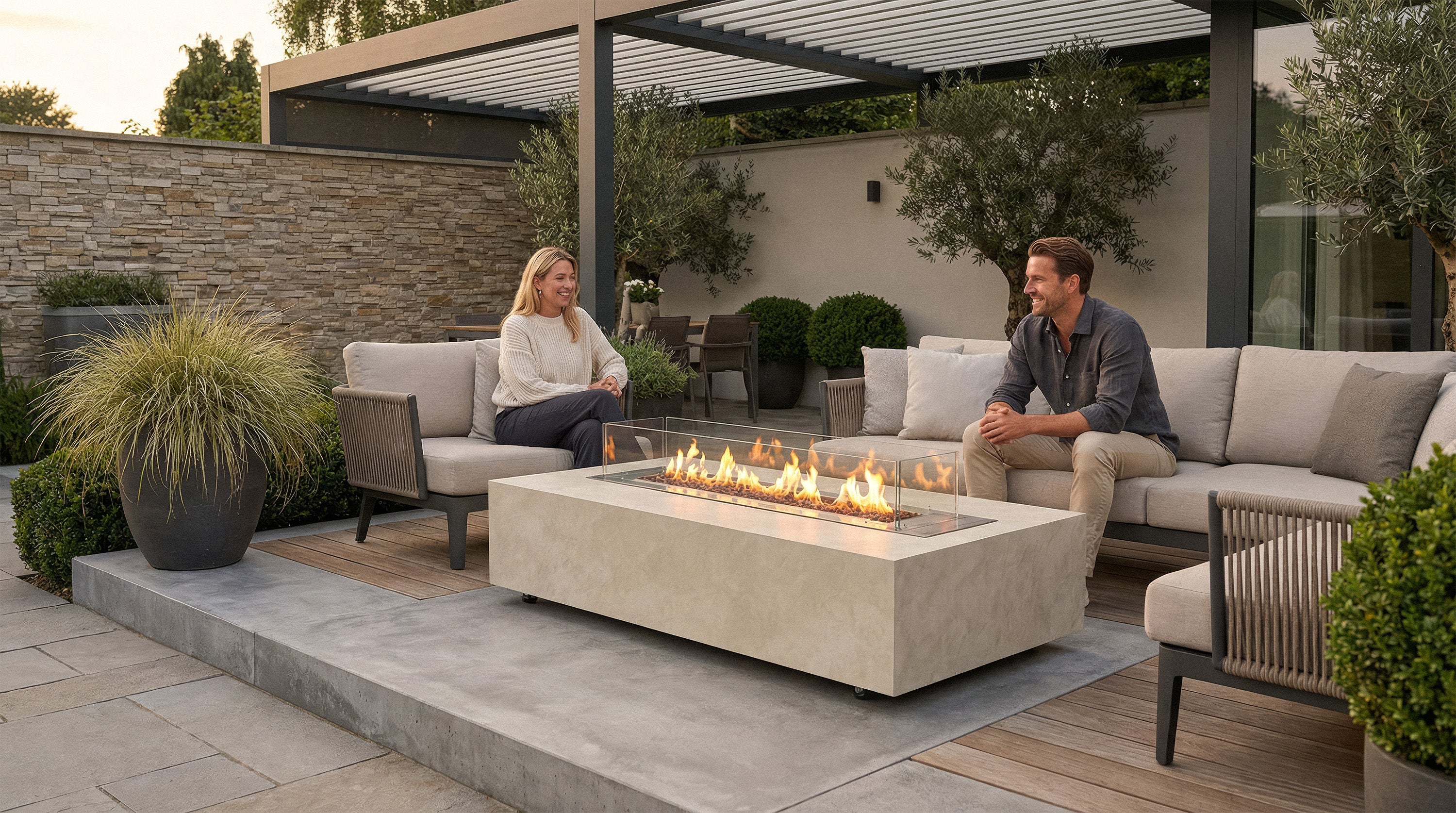 Cabo Table Automatische Bio-Ethanol Vuurtafel – Planika