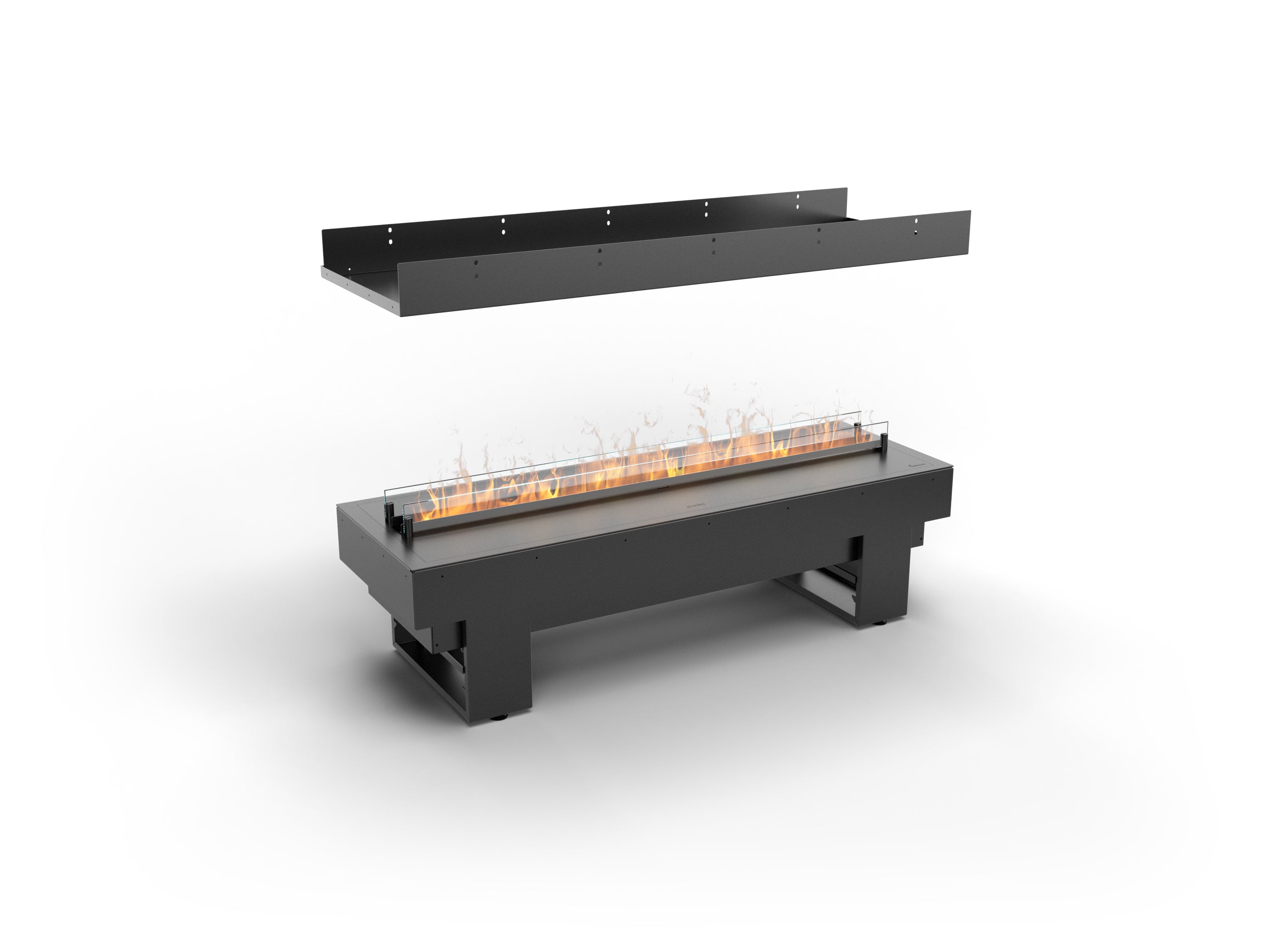 Cool Flame Waterdamp Inbouwhaard met Ombouw – Planika