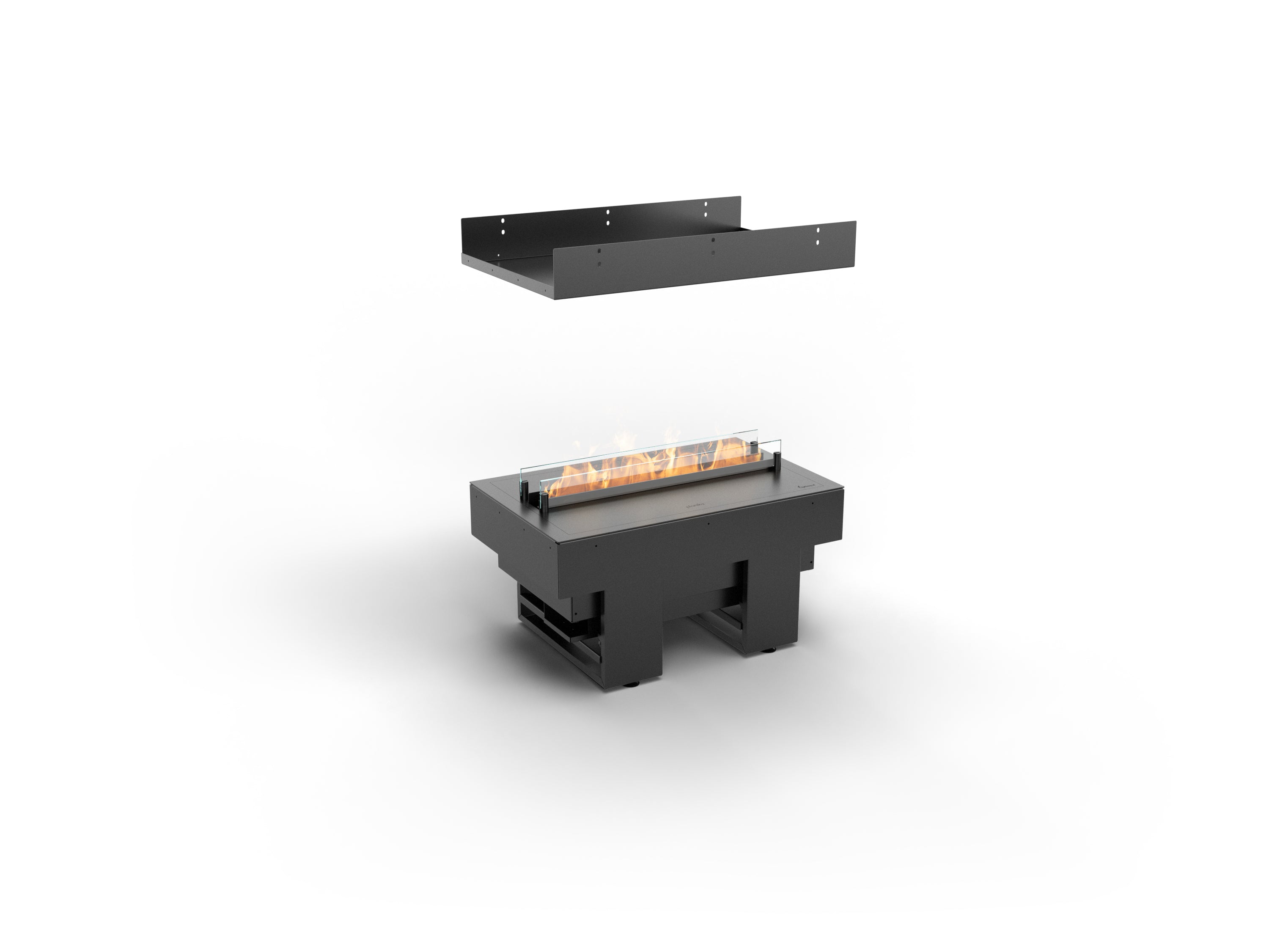 Cool Flame Waterdamp Inbouwhaard met Ombouw – Planika