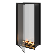 Fame Vertical Doorkijkhaard Met Volle Glas 70 x 180 cm