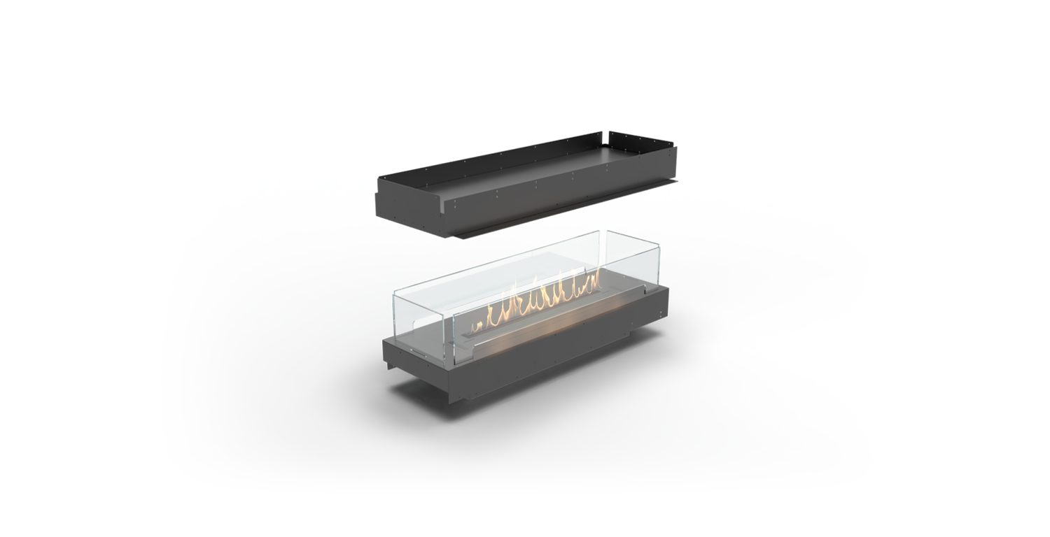 Forma Bio-Ethanol Inbouwhaard met Prime Fire 2.0 – Planika