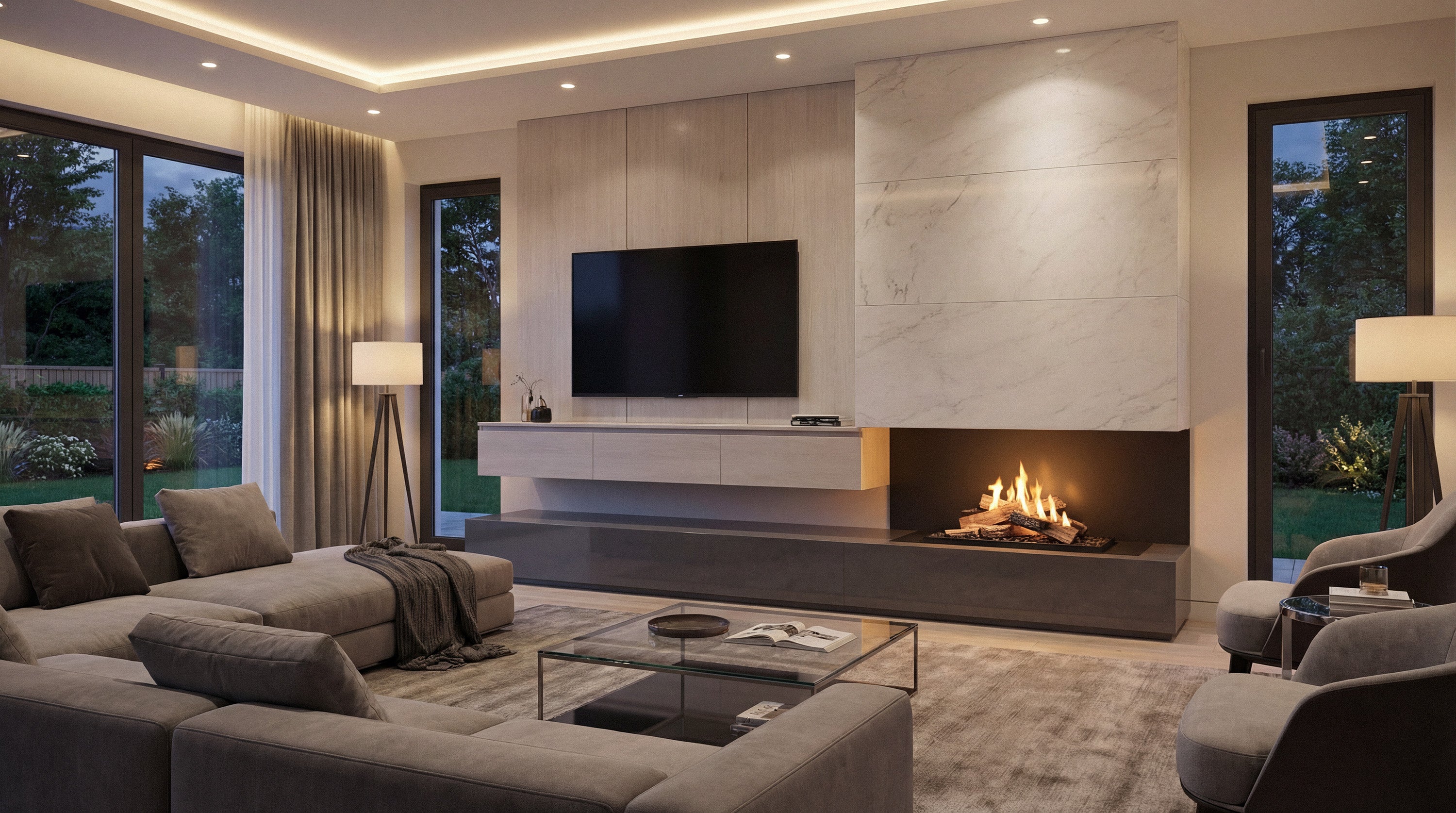 Forma Firebox Bio-Ethanol Haard met Logs – Planika
