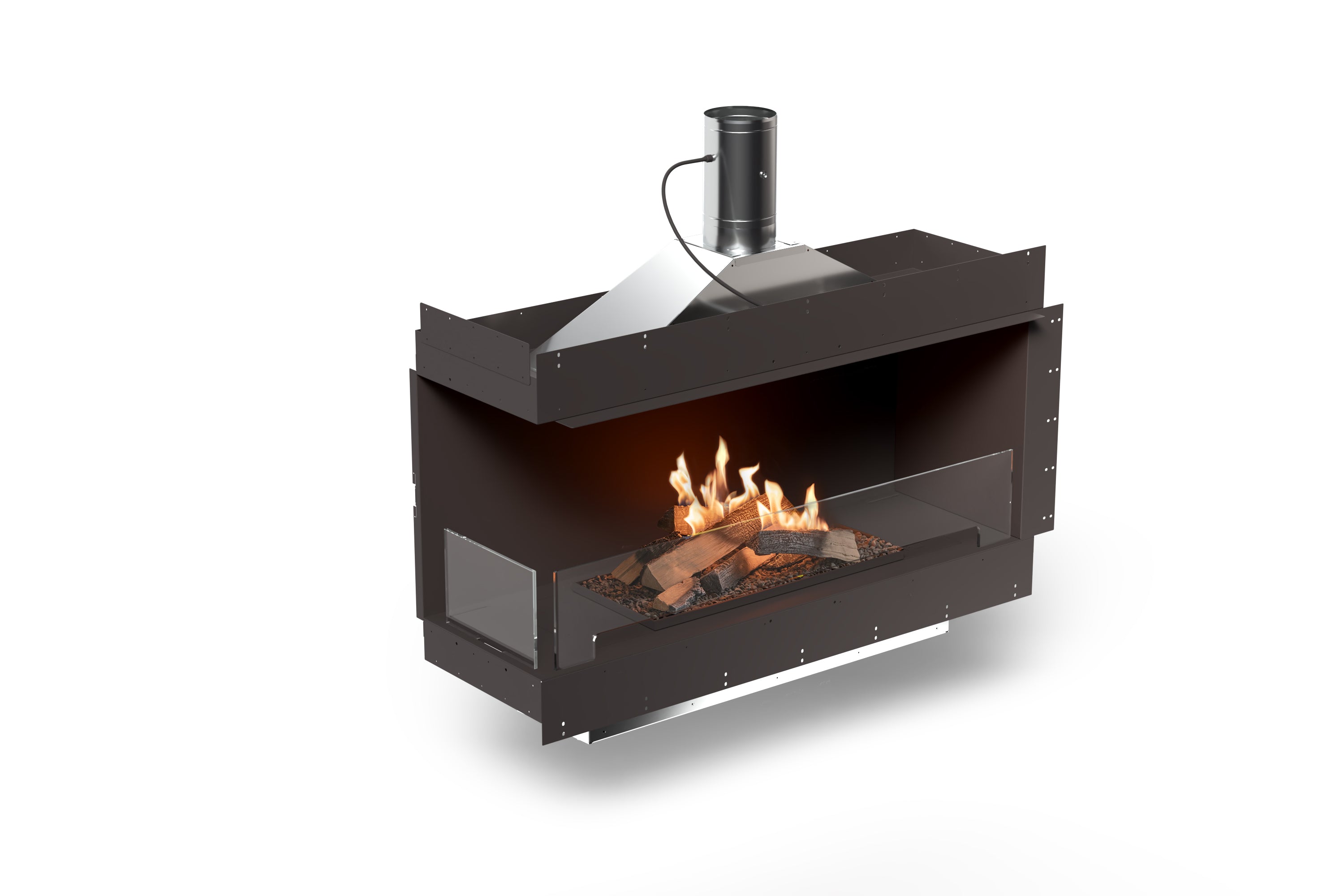 Forma Firebox Bio-Ethanol Haard met Logs – Planika
