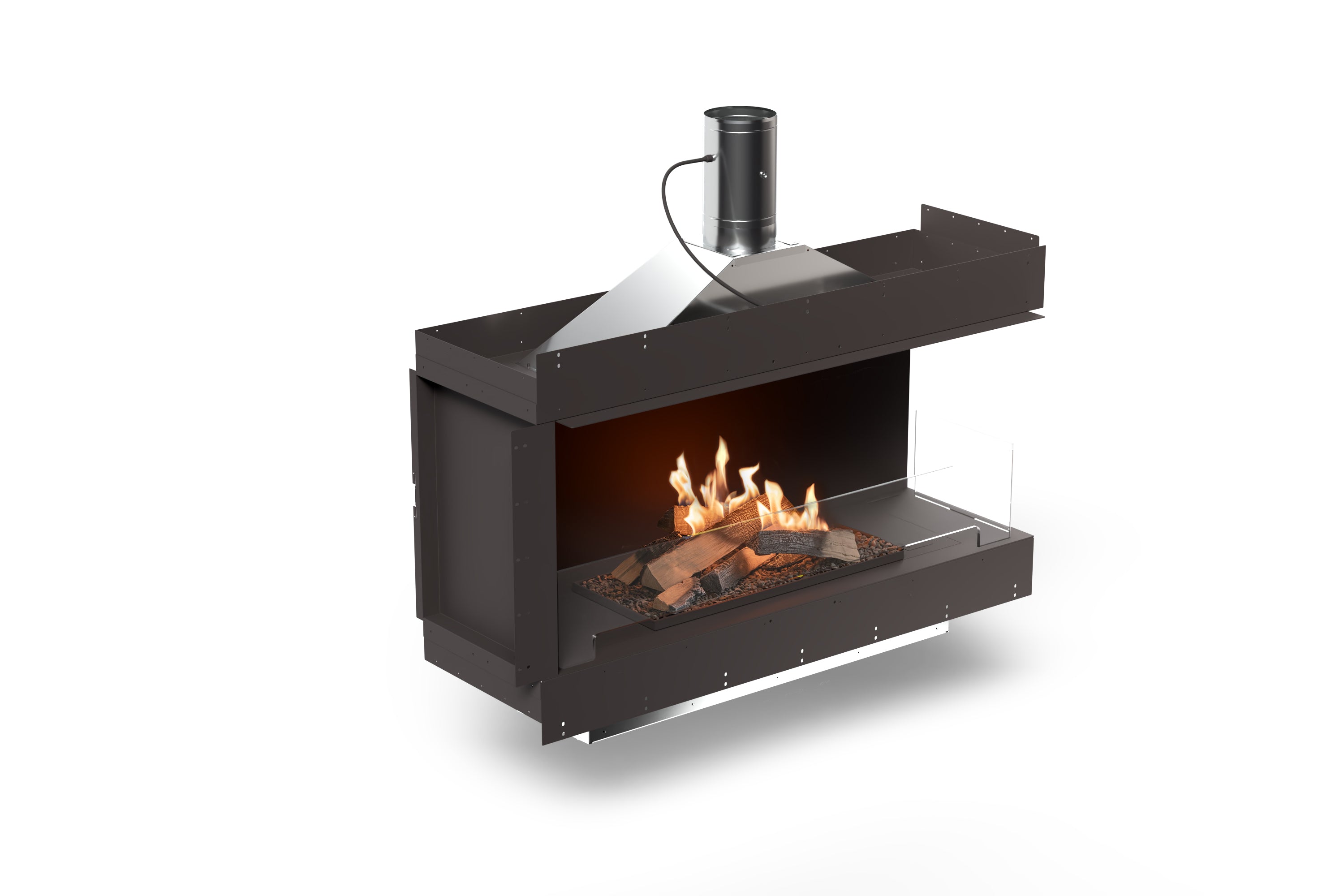 Forma Firebox Bio-Ethanol Haard met Logs – Planika