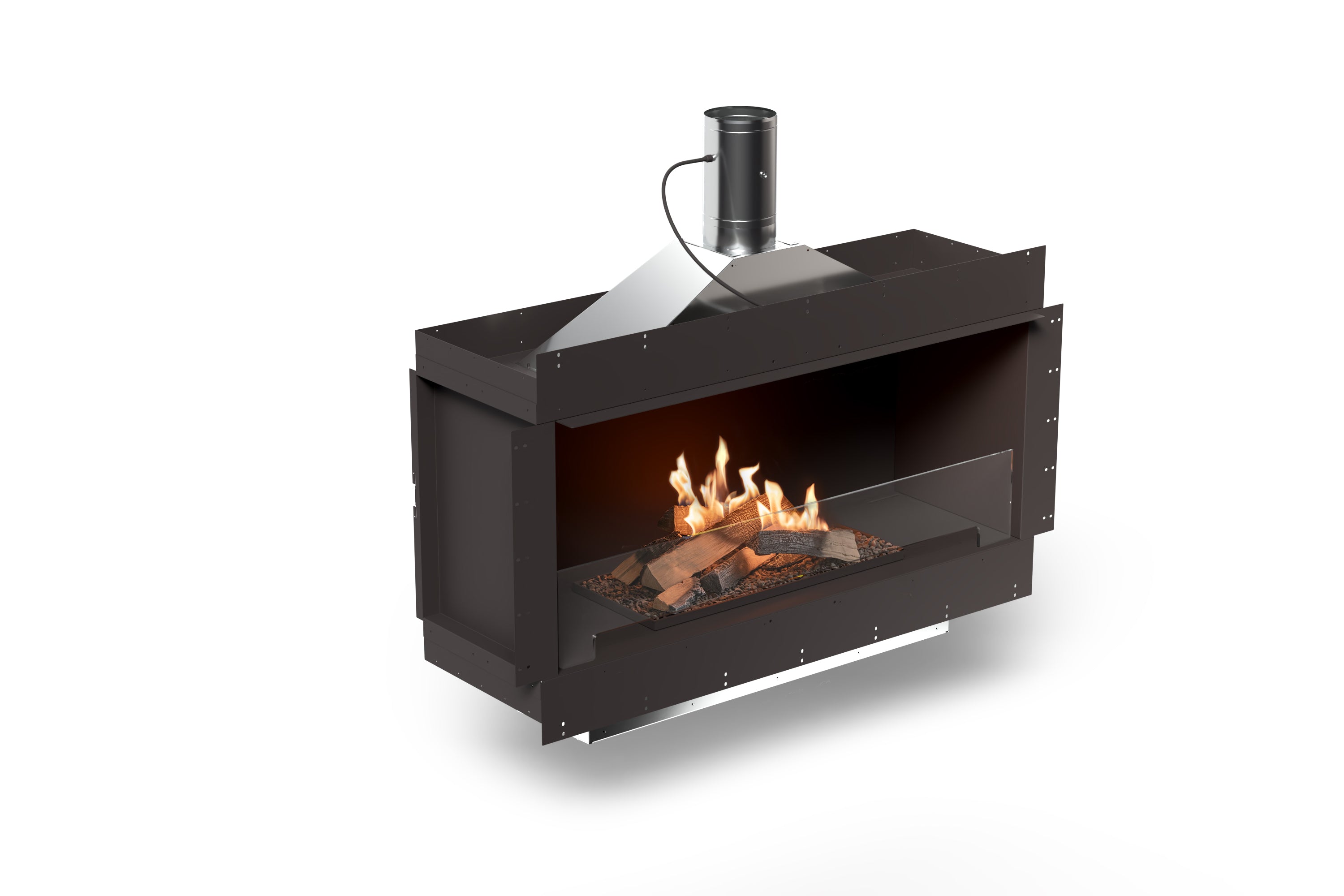 Forma Firebox Bio-Ethanol Haard met Logs – Planika