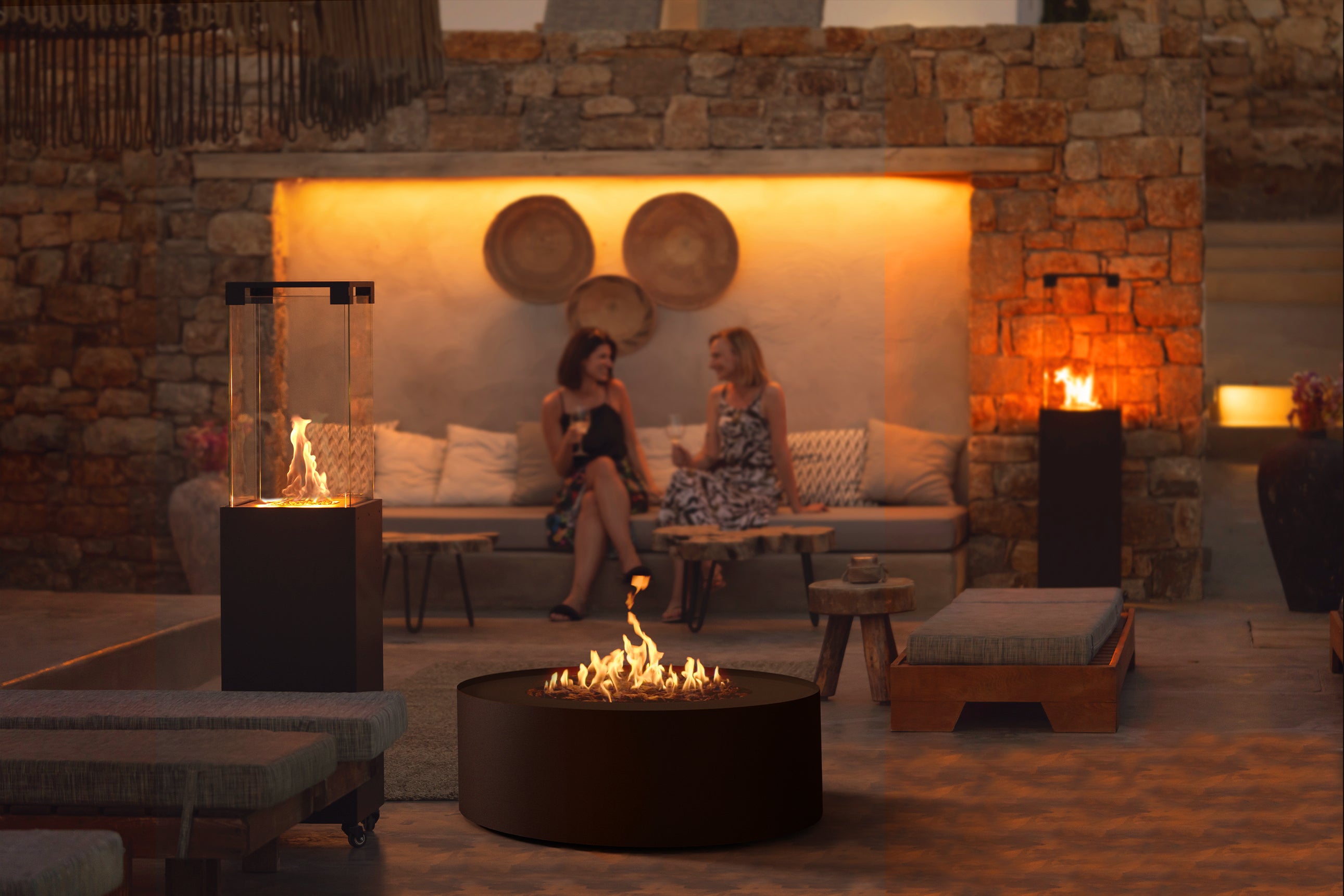 Galio Star Automatische Gas Fire Pit Inbouwhaard Outdoor – Planika