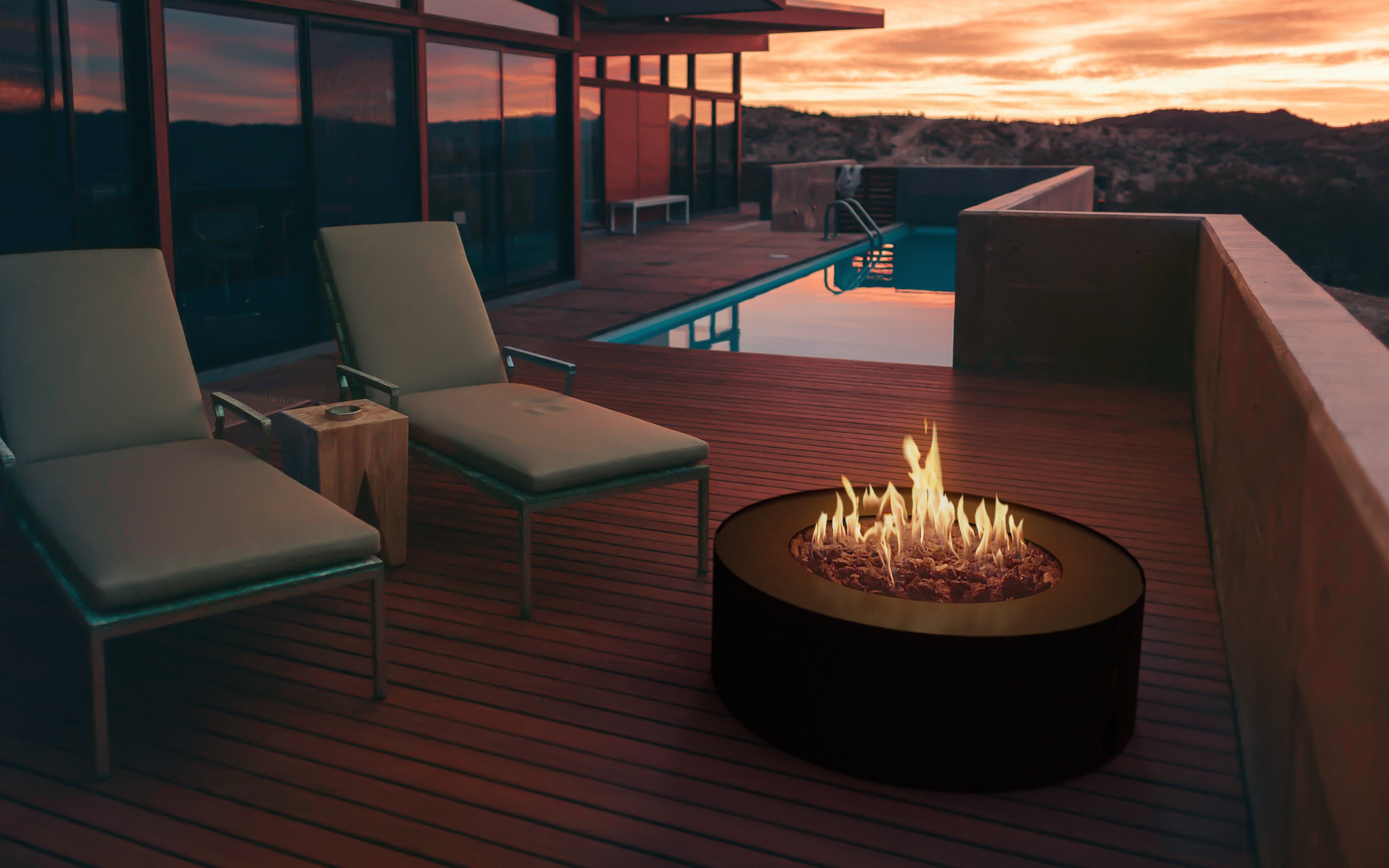 Galio Star Automatische Gas Fire Pit Inbouwhaard Outdoor – Planika
