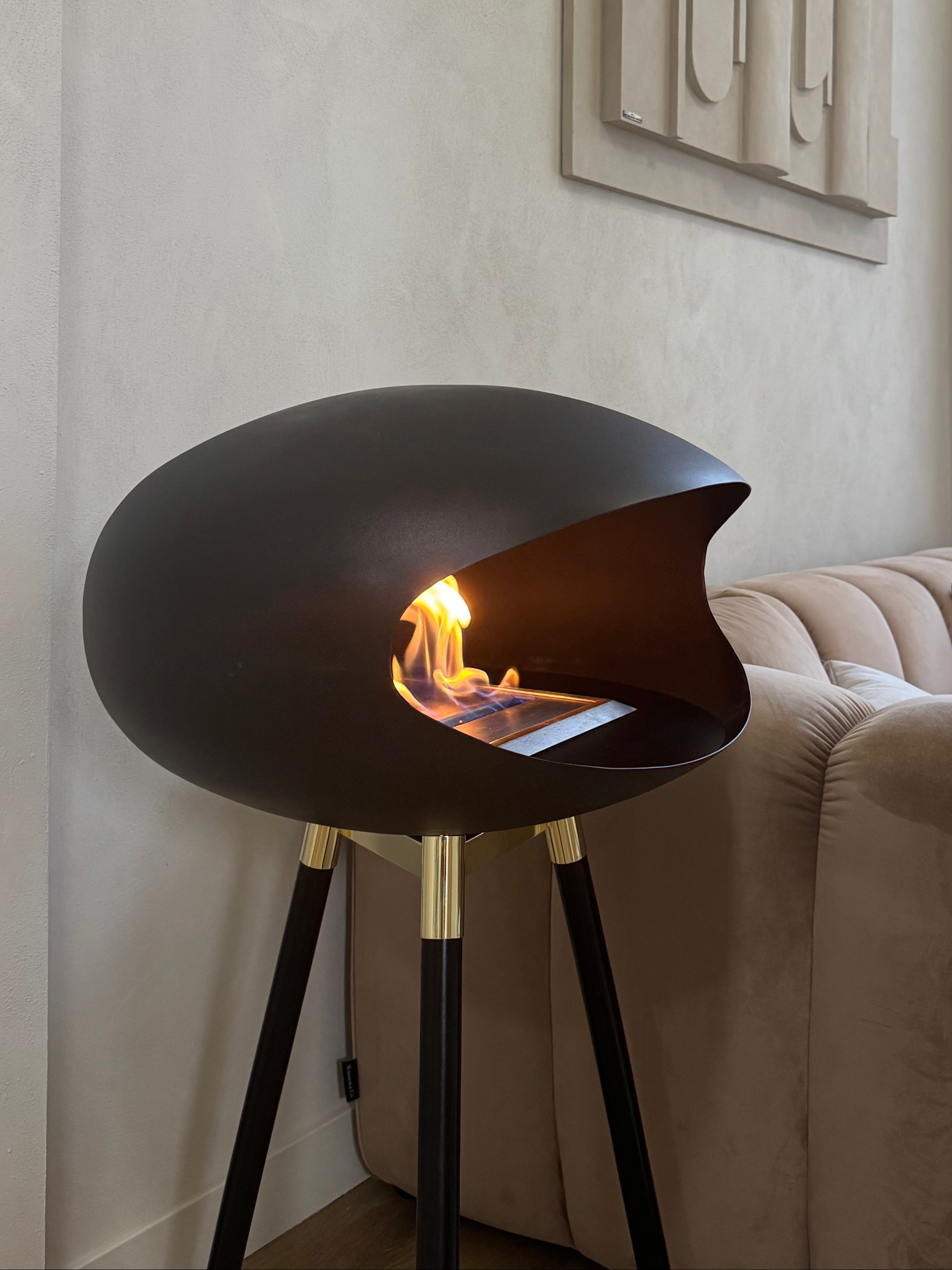 Skår 3 Bio Ethanol Haard goud kort - Holdbarefires