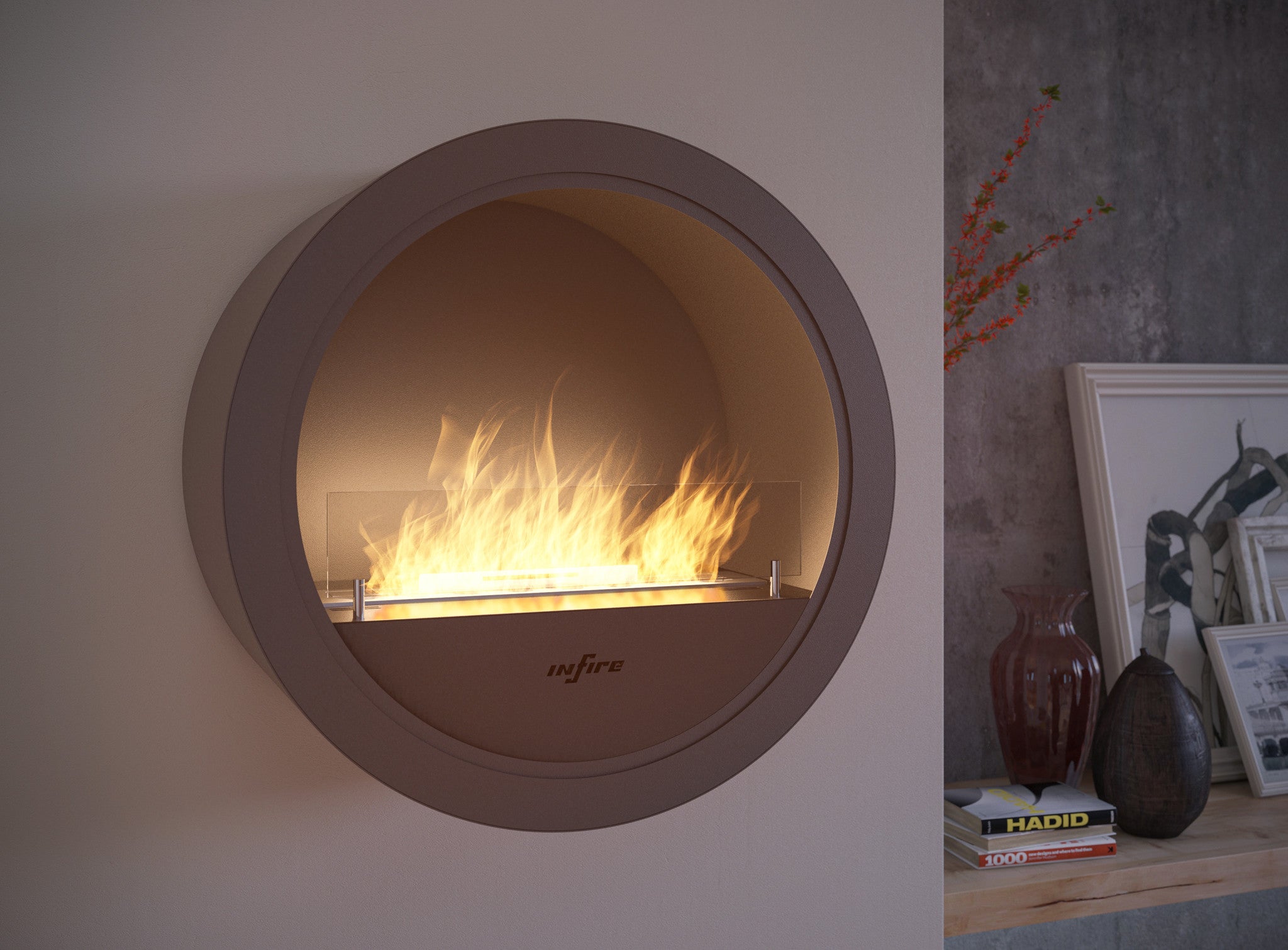 Incyrcle Wall Bio-Ethanol Wandhaard – Infire