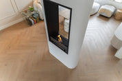 Inside Vertical Slim Bio-Ethanol Inbouwhaard Doorkijk – Infire
