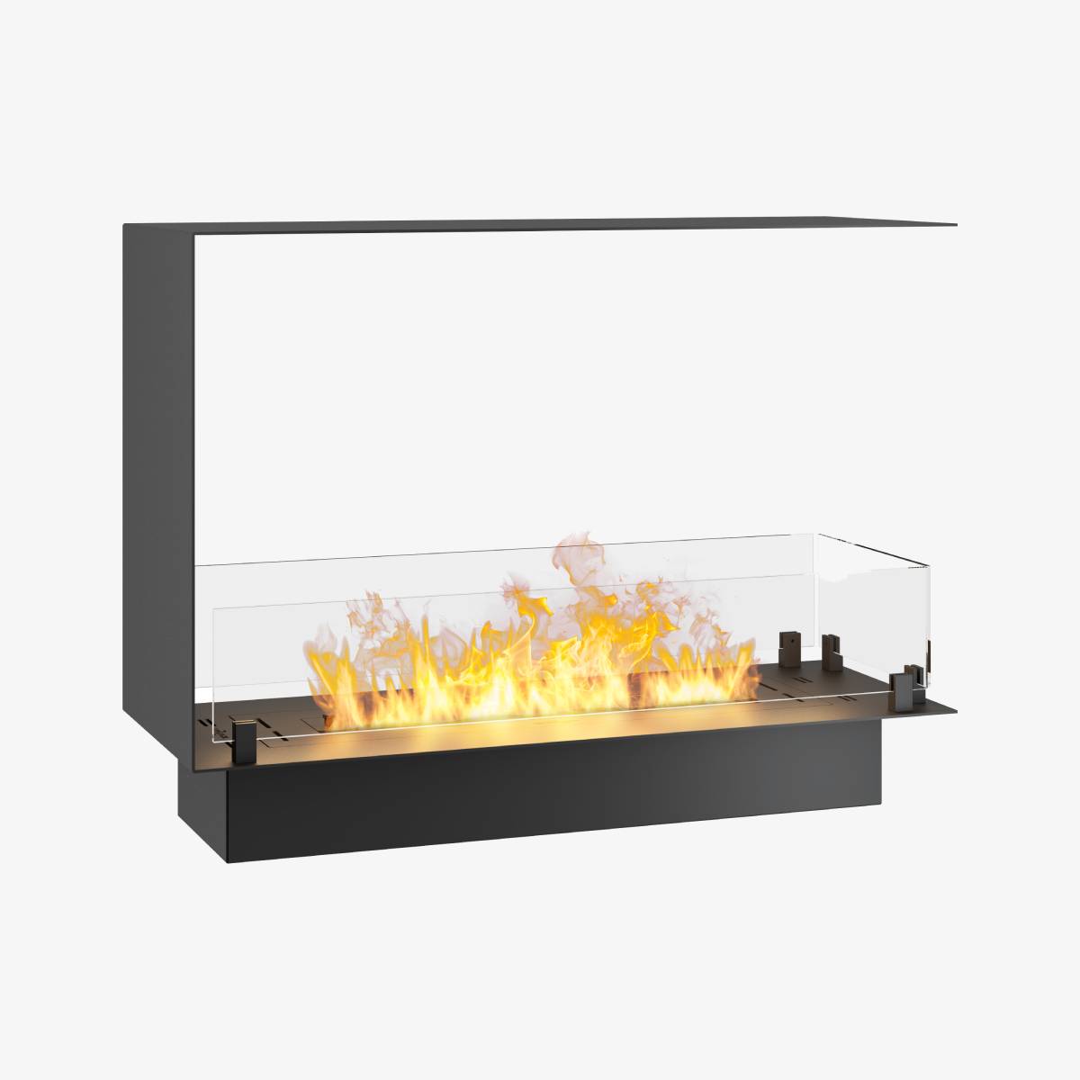 Inside U Slim Bio-Ethanol Inbouwhaard Driezijdig – Infire