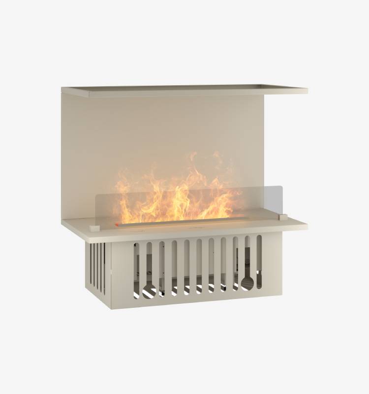 Invapo Inside Waterdamp Inbouwhaard Driezijdig – Infire