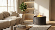 Nest Ronde Automatische Bio-Ethanol Inbouwbrander met Tafel – Planika