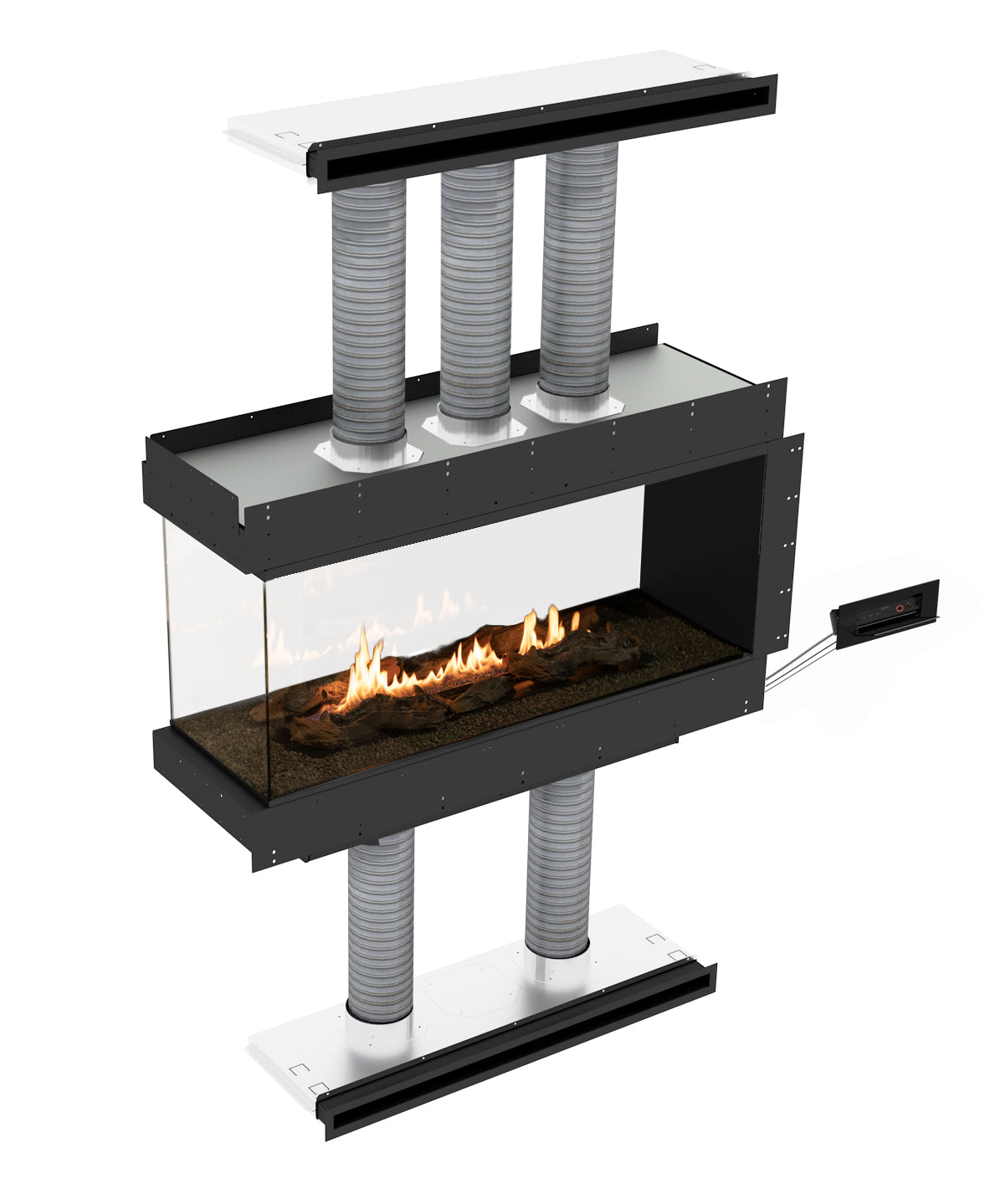 Panorama Fireplace Automatische Bio-Ethanol Inbouwhaard – Planika