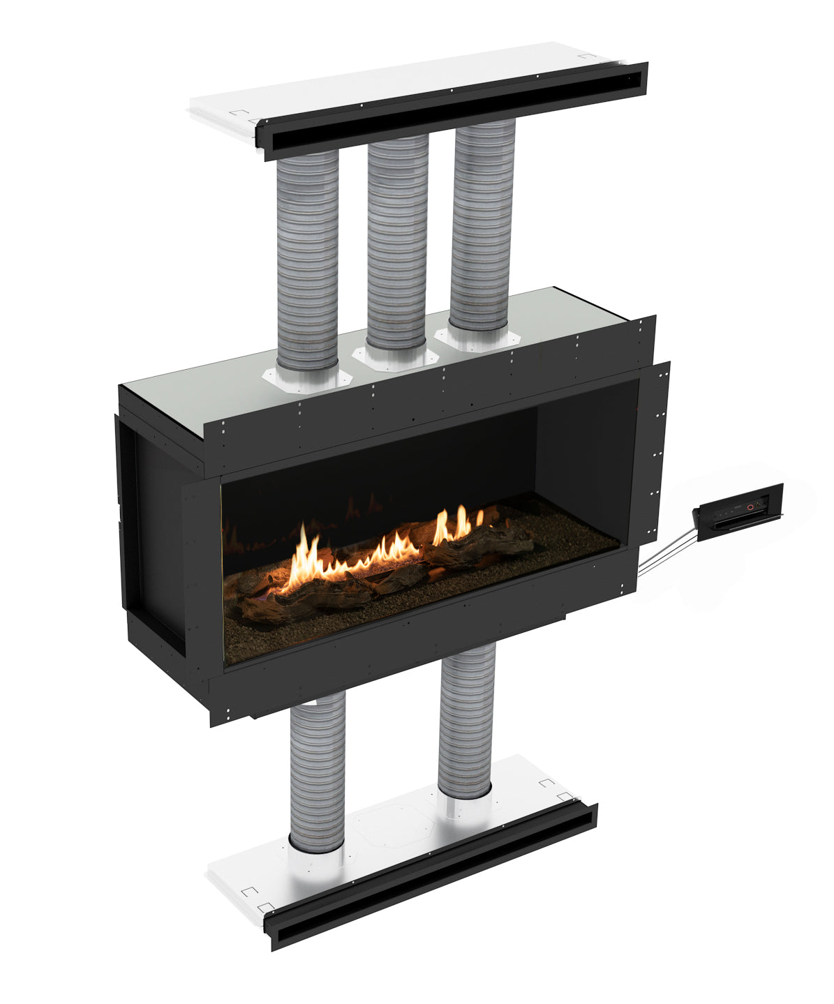 Panorama Fireplace Automatische Bio-Ethanol Inbouwhaard – Planika