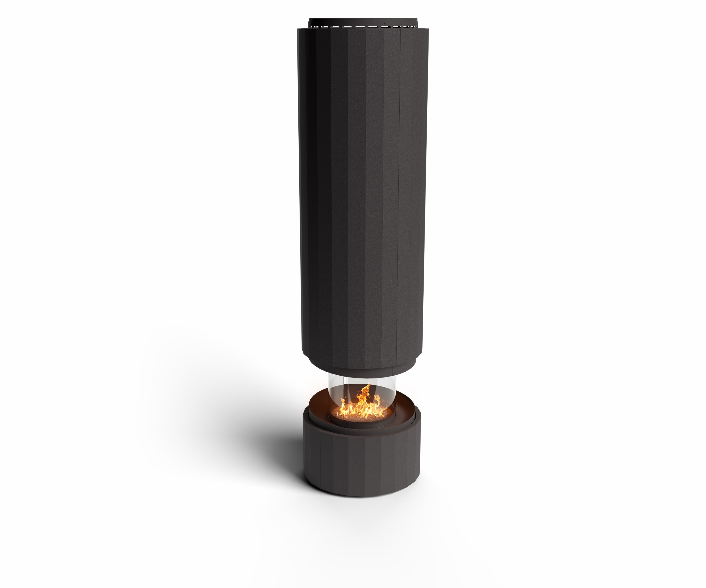 Pillar Automatische Ronde Bio-Ethanol Haard – Planika