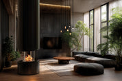 Pillar Automatische Ronde Bio-Ethanol Haard – Planika