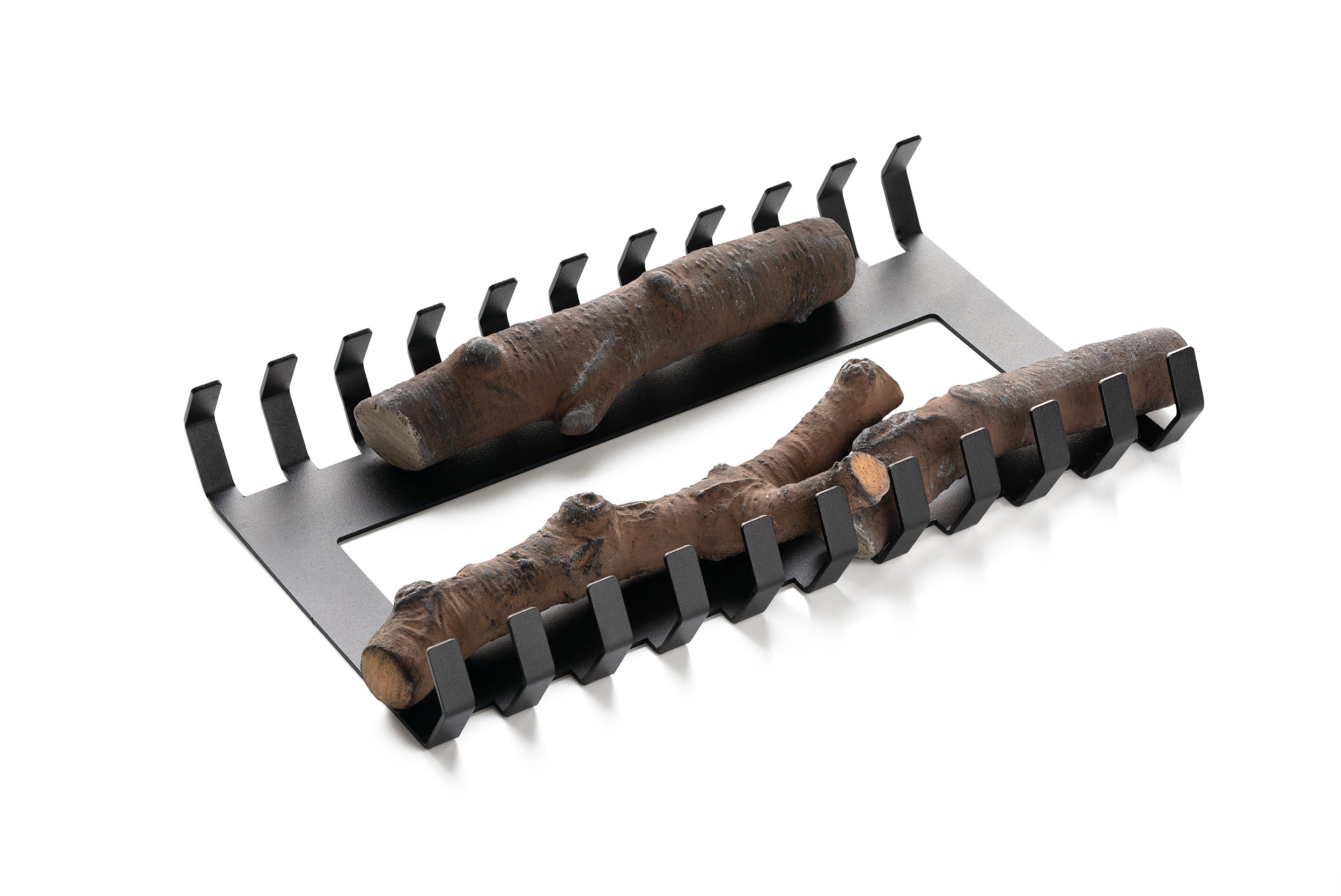 Planika Senso brander met siersteentjes en optionele decoratieve houtset
