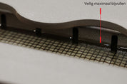 Solo Inzethaard Met Glas 100 cm - Holdbarefires