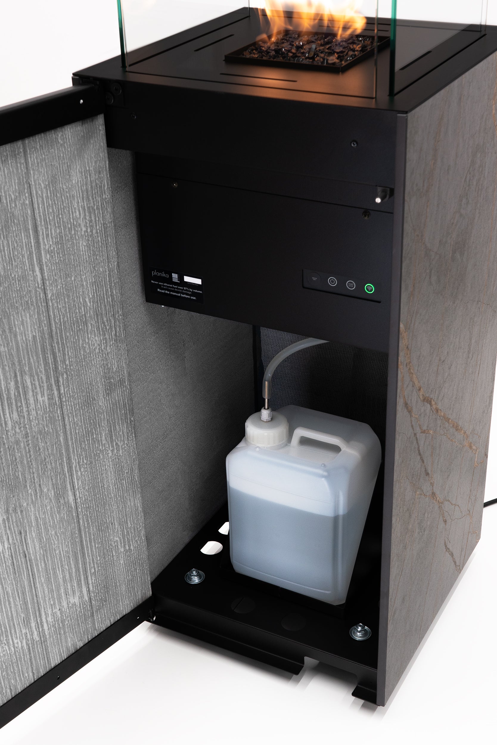 Porto Vrijstaande Automatische Bio-Ethanol Haard – Planika