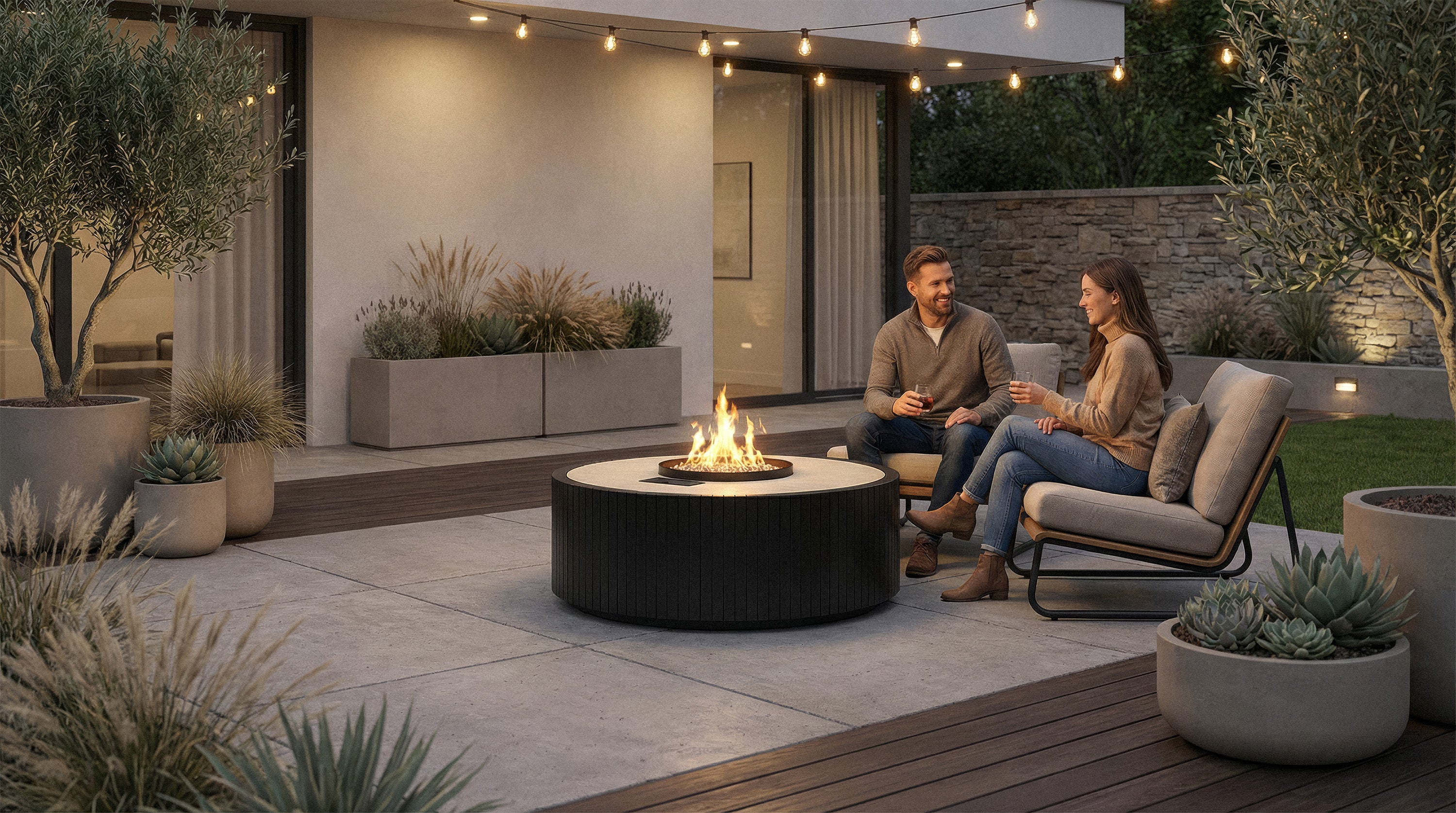 Stella Table Automatische Gas Vuurtafel Outdoor – Planika