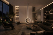 Arcos Tube Ronde Bio-ethanol Plafondhaard Zwart of Wit