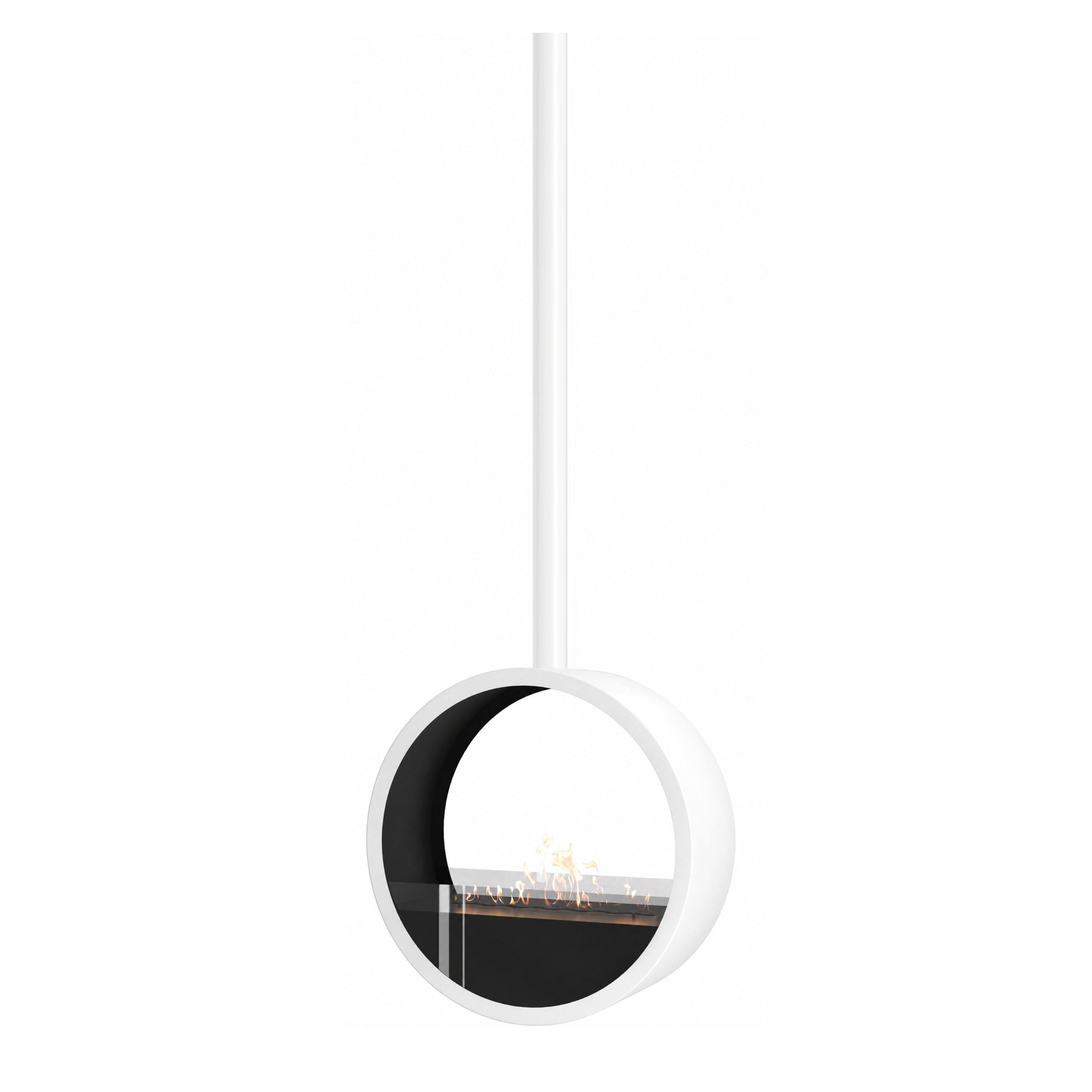 Aurel Roundfire Ronde Bio-ethanol Plafondhaard Brons, Wit of Zwart