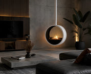 Aurel Roundfire Ronde Bio-ethanol Plafondhaard Brons, Wit of Zwart