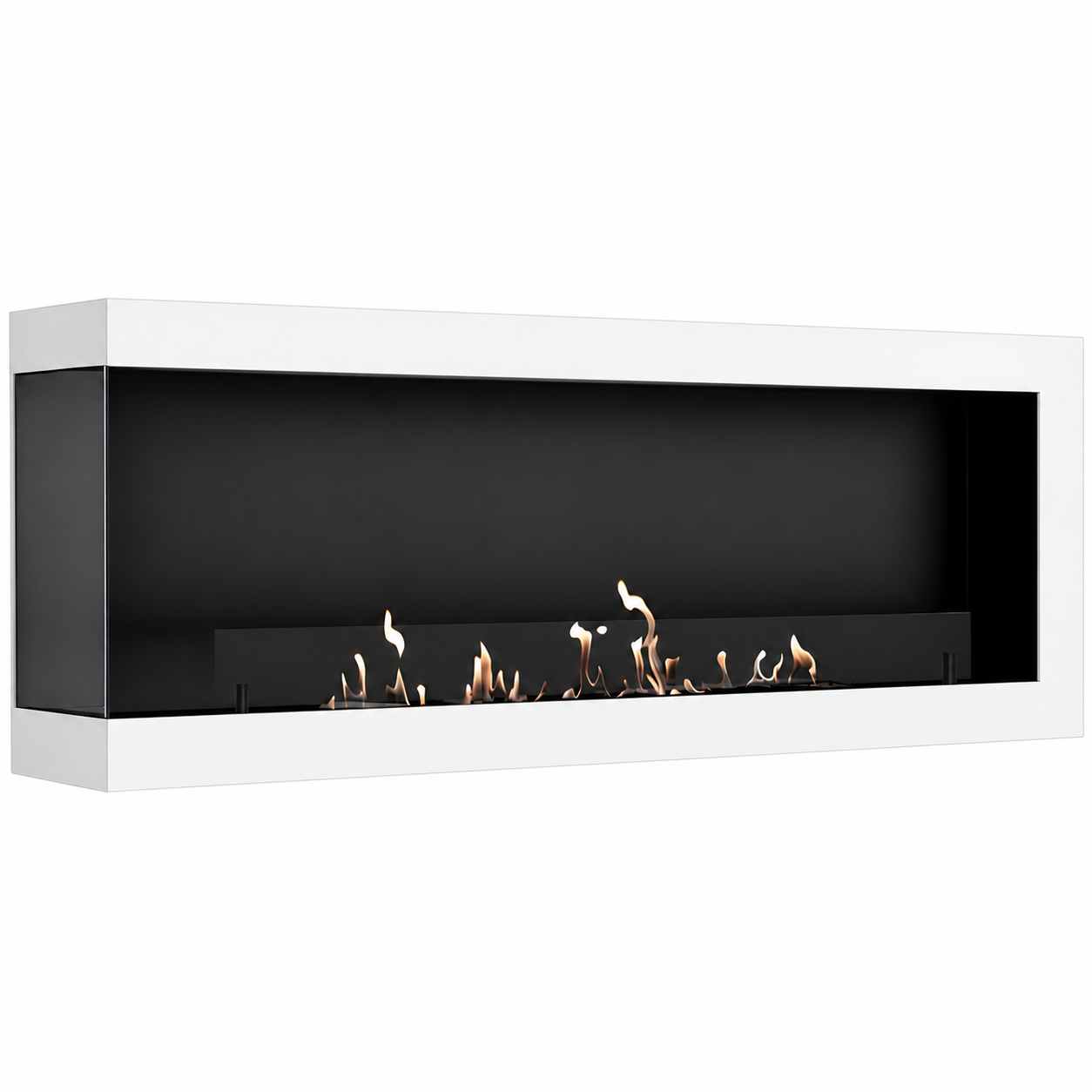 Base Box Bio-ethanol Hangende Hoekhaard Wit of Zwart