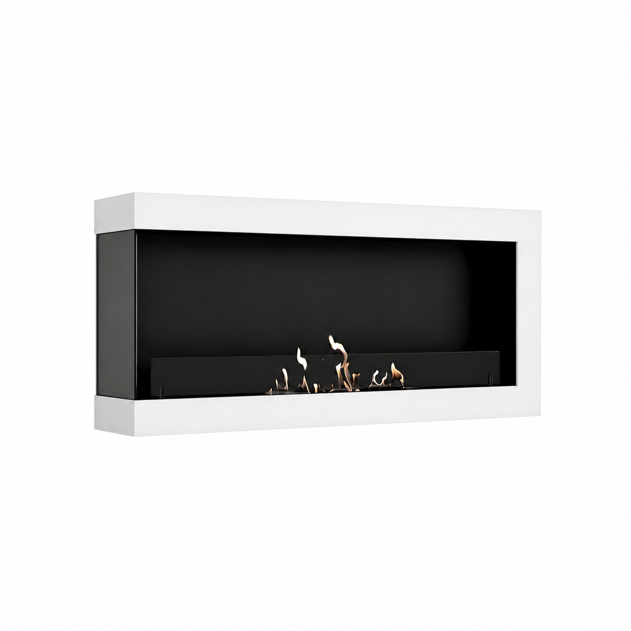 Base Box Bio-ethanol Hangende Hoekhaard Wit of Zwart