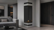 Base Vertical bio-ethanol hoekhaard rechts volle glas