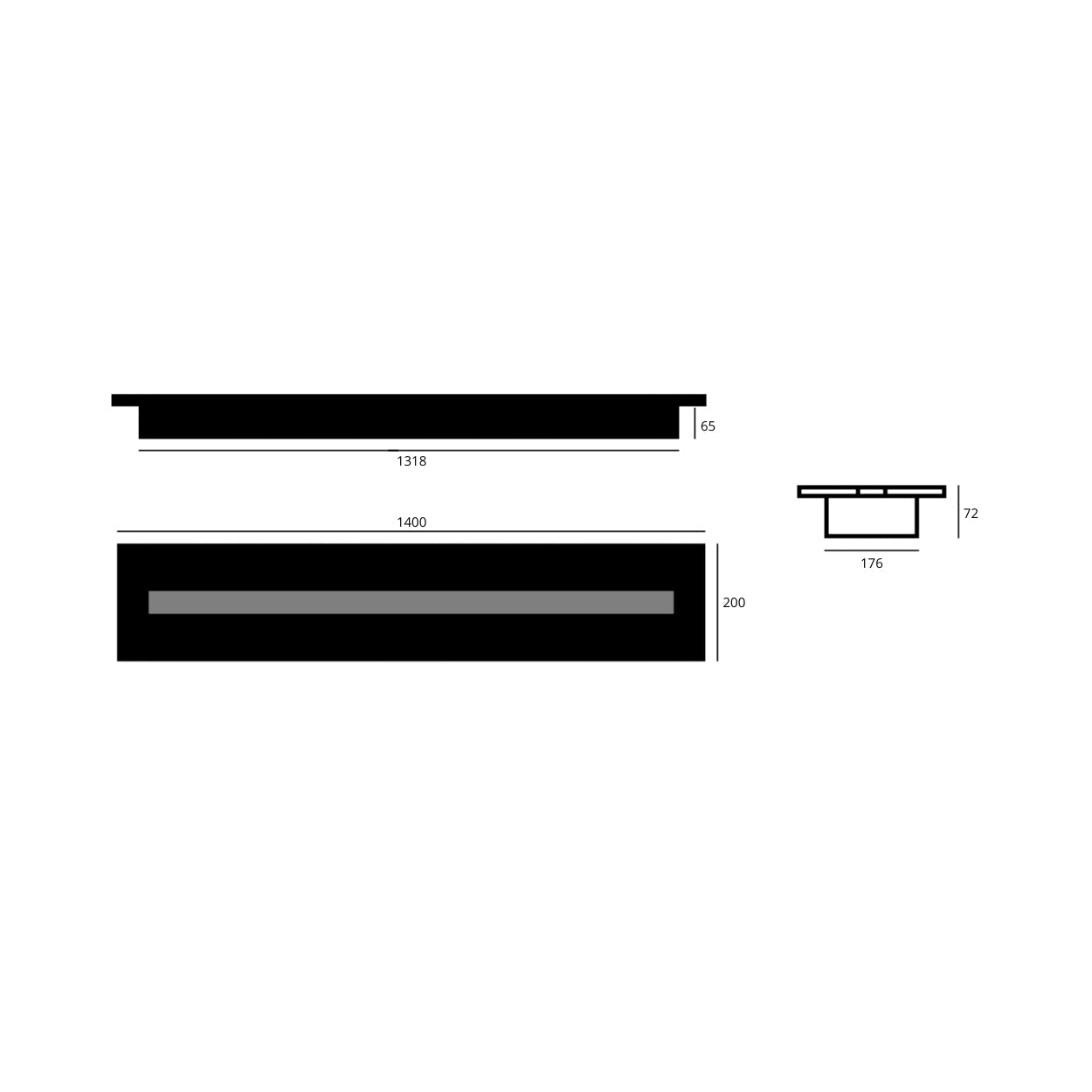 BIO ETHANOL LINE BRANDER 140 CM