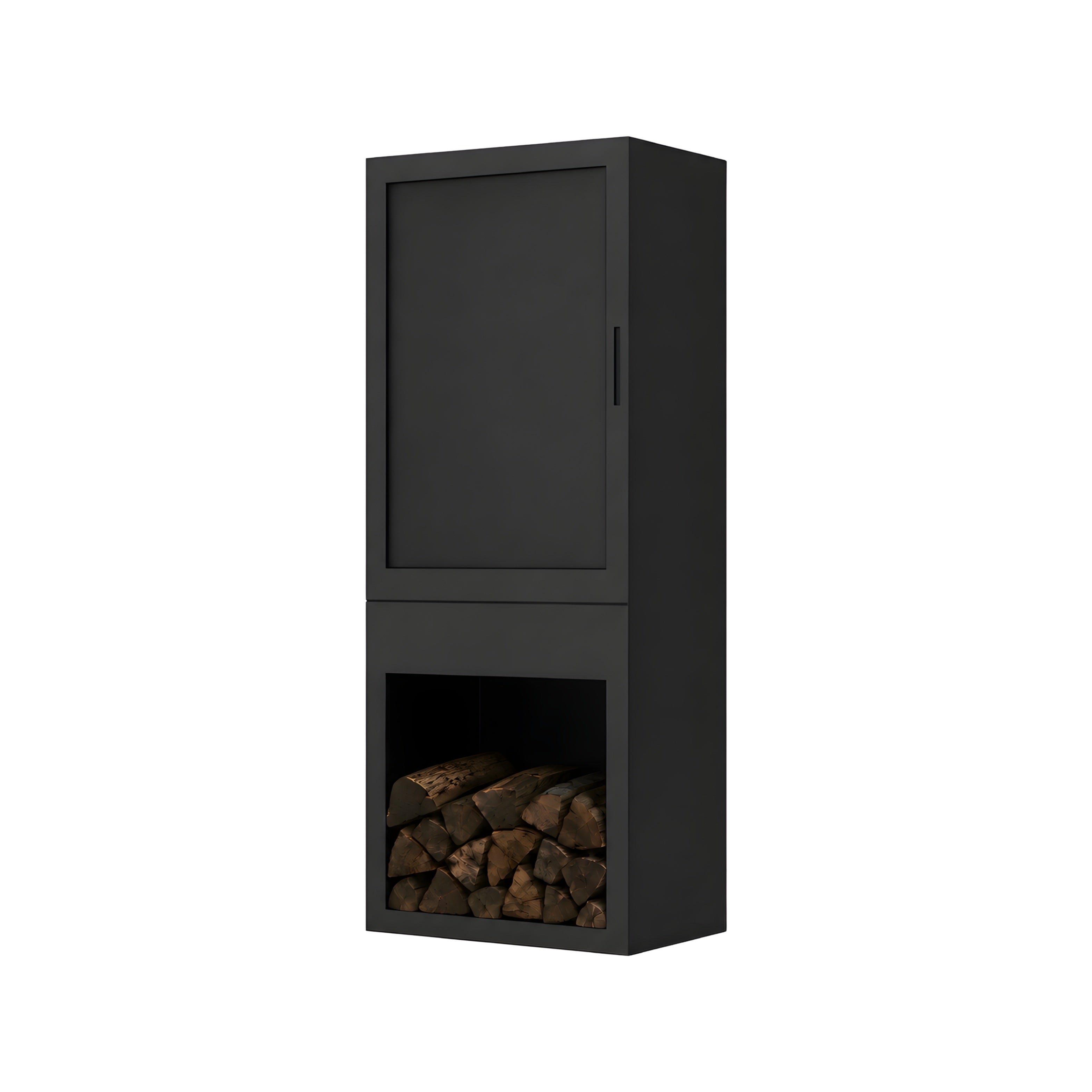 Boss Verticale Vrijstaande Bio-ethanol Haard met Glasdeur H160 cm