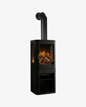 Celsi Spectre LS elektrische vrijstaande haard met decoratieve afvoerpijp