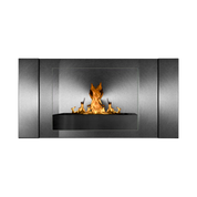 Elbrus RVS Bio Ethanol Wandhaard 120 CM