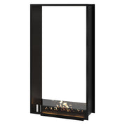 Fame Vertical Laag Glas doorkijkhaard 100 x 200 cm