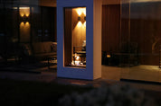 Fame Vertical Doorkijkhaard Enkel Volle Glas 80 x 160 cm