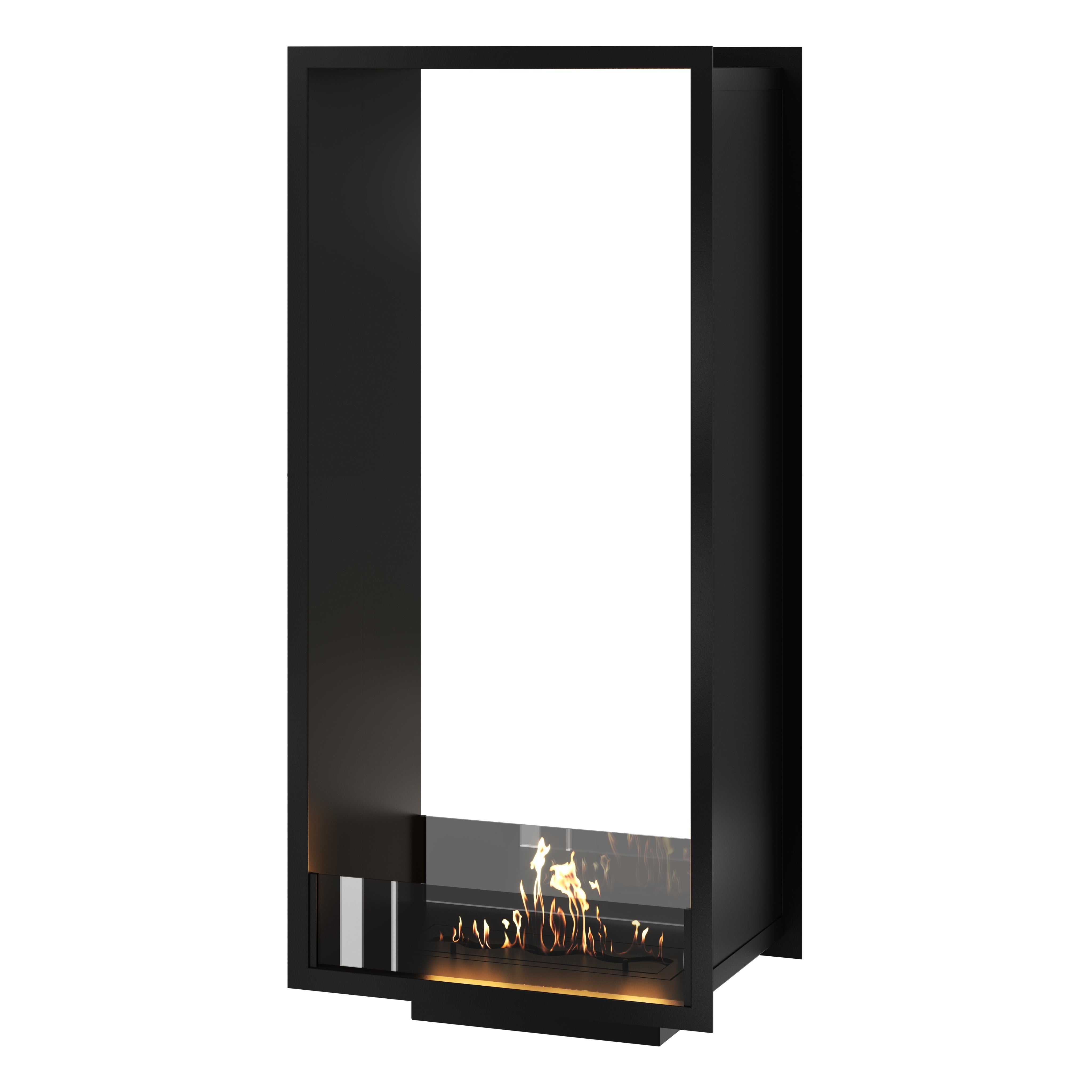 Fame Vertical Laag Glas doorkijkhaard 60 x 200 cm