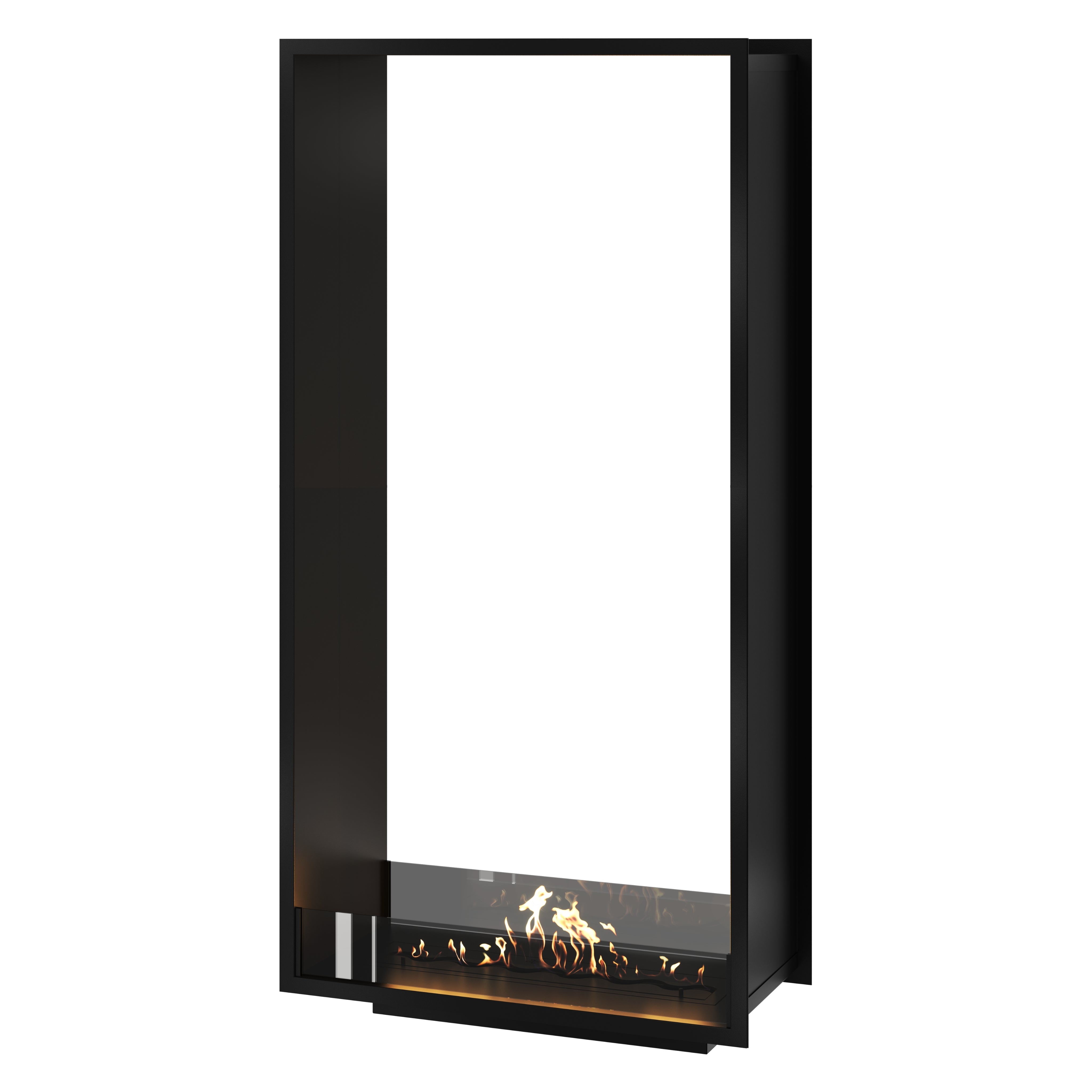 Fame Vertical Laag Glas doorkijkhaard 90 x 200 cm