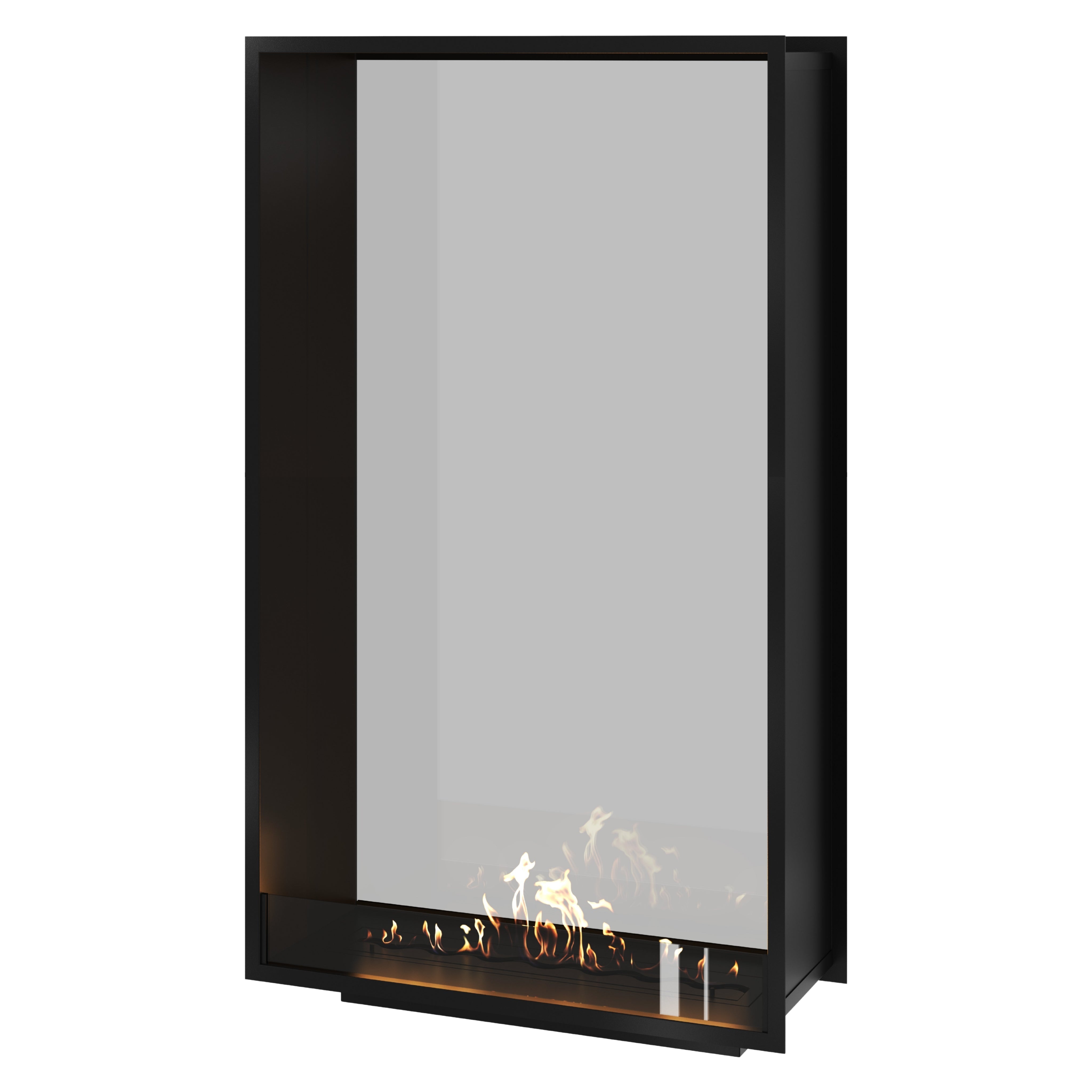 Fame Vertical bio-ethanol doorkijkhaard enkel volle glas 100 x 200 cm