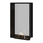 Fame Vertical bio-ethanol doorkijkhaard enkel volle glas 90 x 180 cm