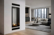 Fame Vertical Doorkijkhaard Met Volle Glas