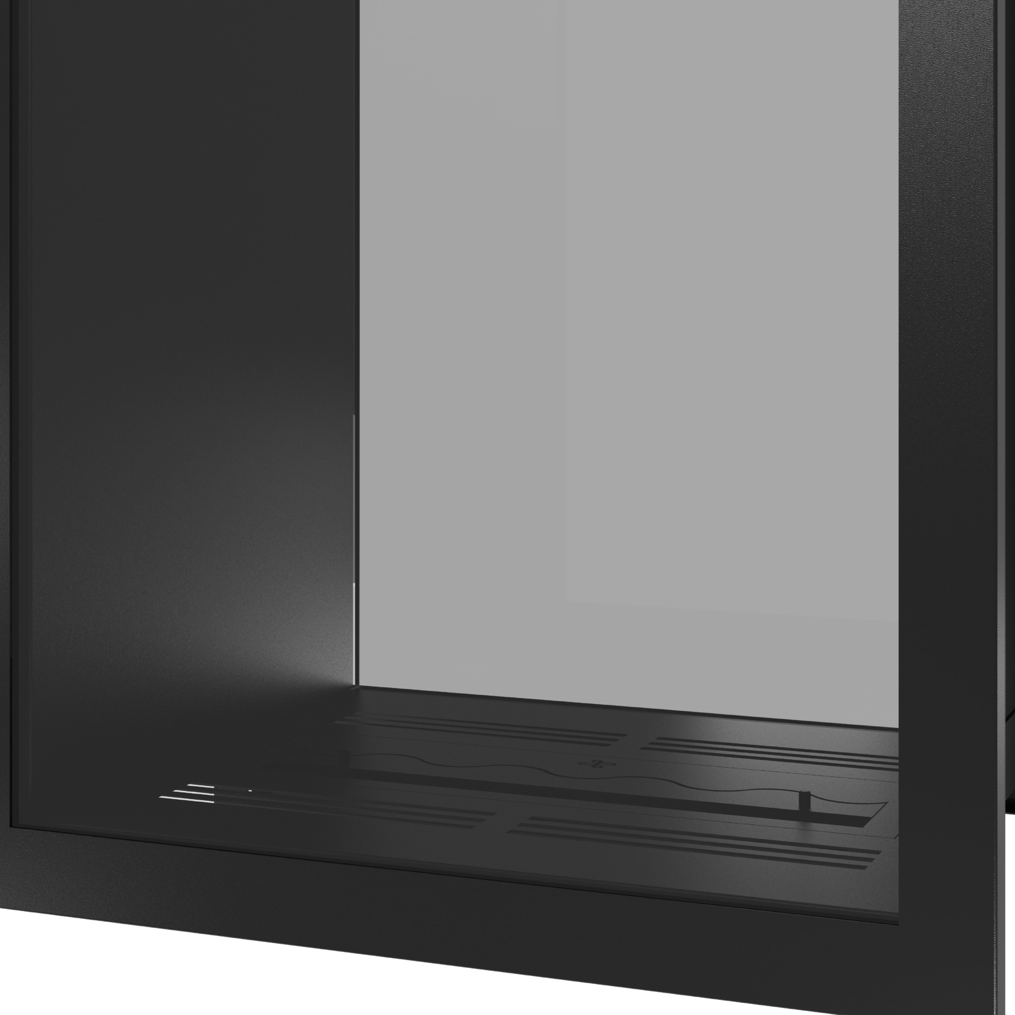Fame Vertical Doorkijkhaard Met Volle Glas