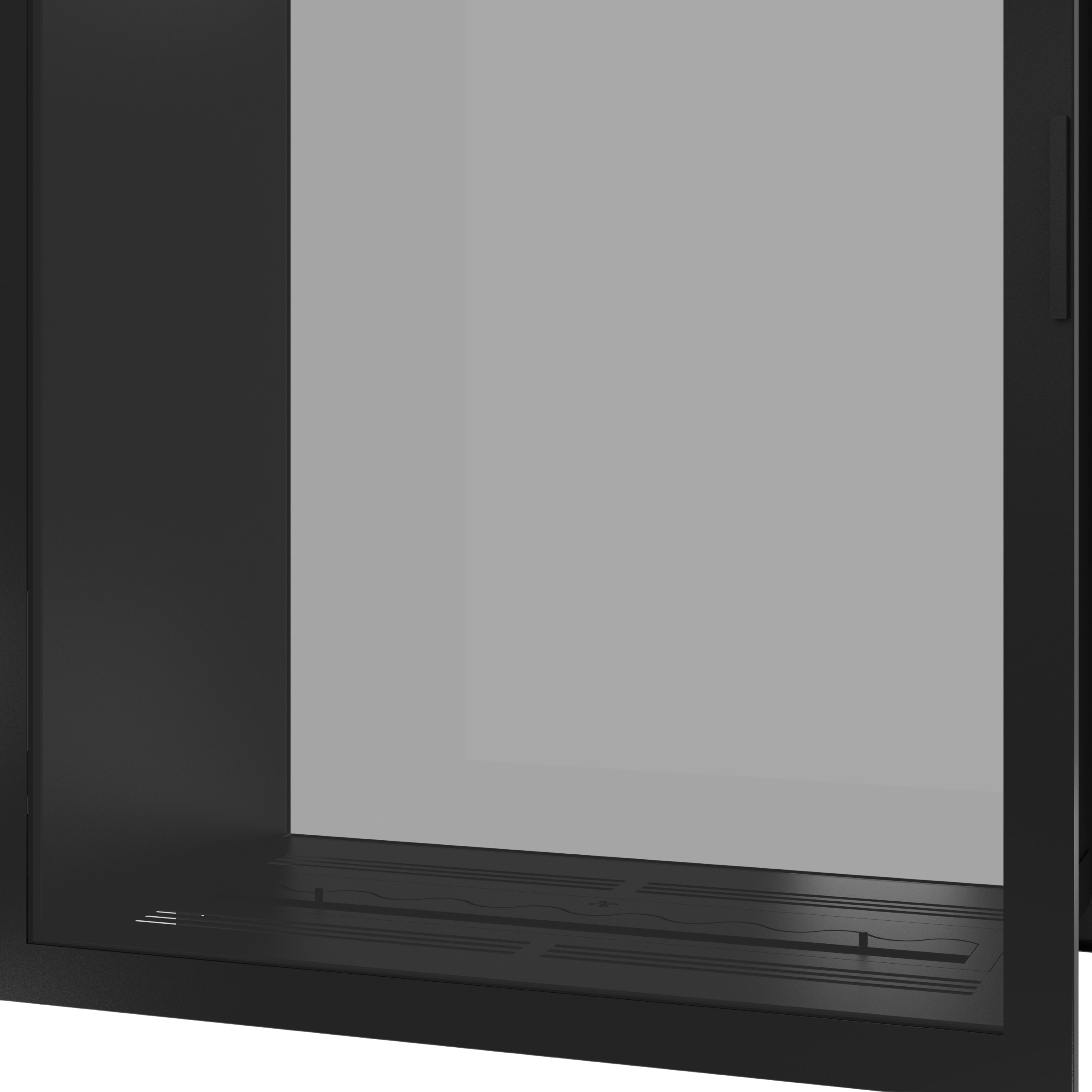 Fame Vertical Doorkijkhaard Met Volle Glas