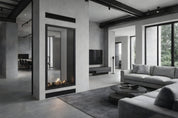 Fame Vertical Doorkijkhaard Met Volle Glas