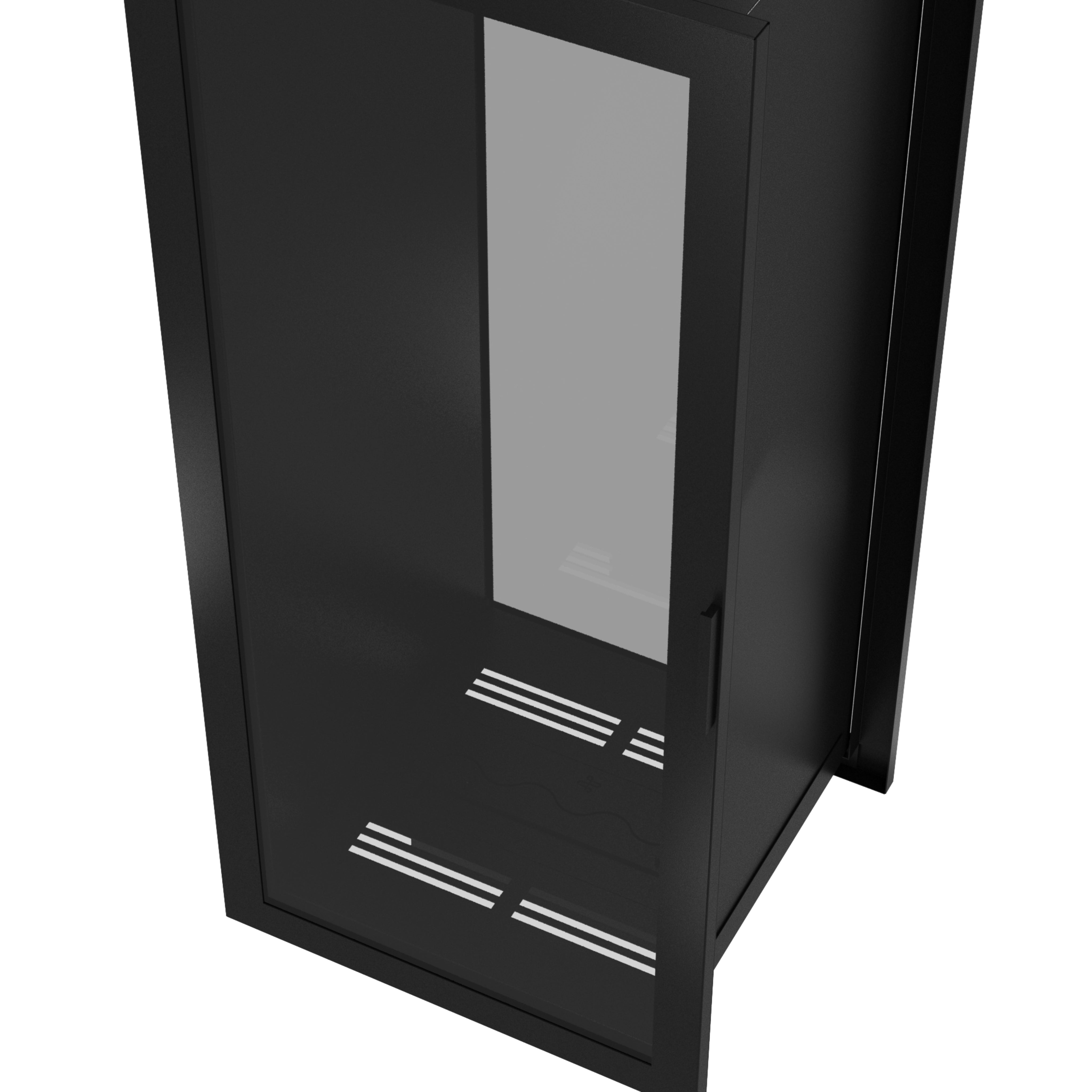 Fame Vertical Doorkijkhaard Met Volle Glas