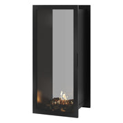 Fame Vertical Doorkijkhaard Met Volle Glas