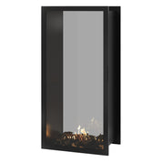 Fame Vertical Doorkijkhaard Met Volle Glas