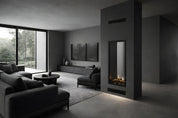 Fame Vertical Doorkijkhaard Met Volle Glas